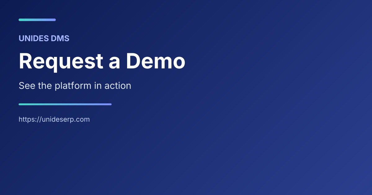 Request a Free Demo | UNIDES ERP Distribution Management